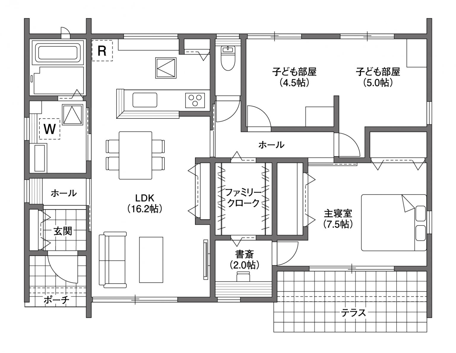 【理想の間取り公開】3LDKの平屋3選 | プロがすすめる25坪のプラン｜島根/鳥取/広島のおしゃれな新築住宅のコツ