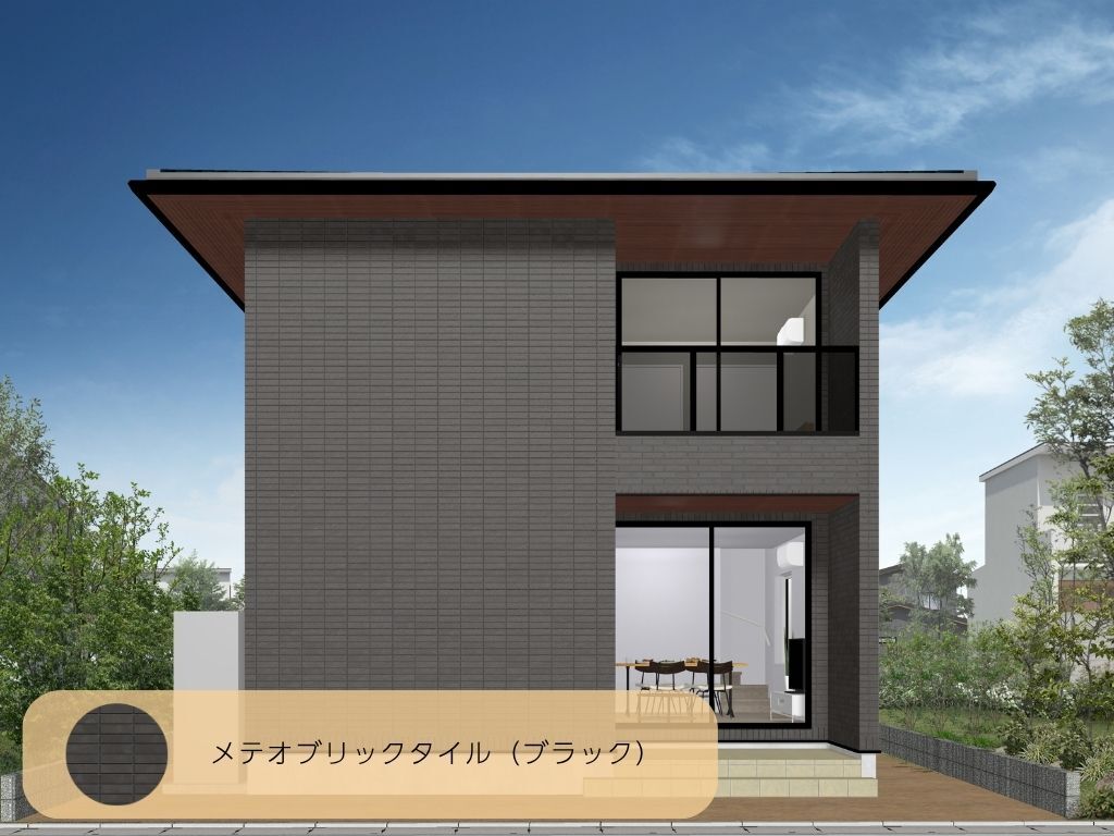 島根県松江市古志原で行われる完成見学会のチラシ