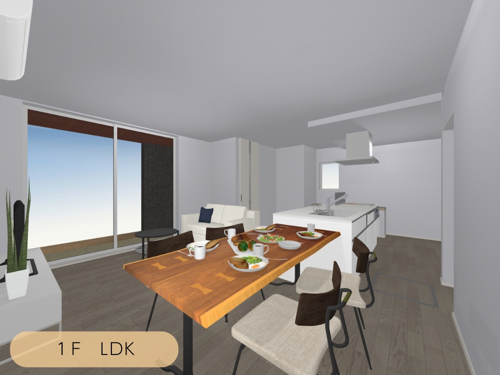 古志原新モデルハウスのダイニング