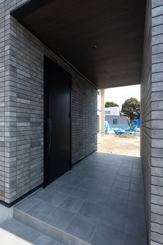 鳥取県鳥取市安長の安長モデルハウスの玄関