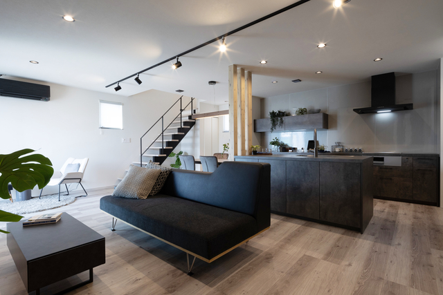 鳥取県鳥取市安長の安長モデルハウスのリビング