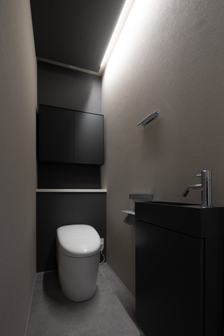 鳥取県鳥取市安長の安長モデルハウスのトイレ