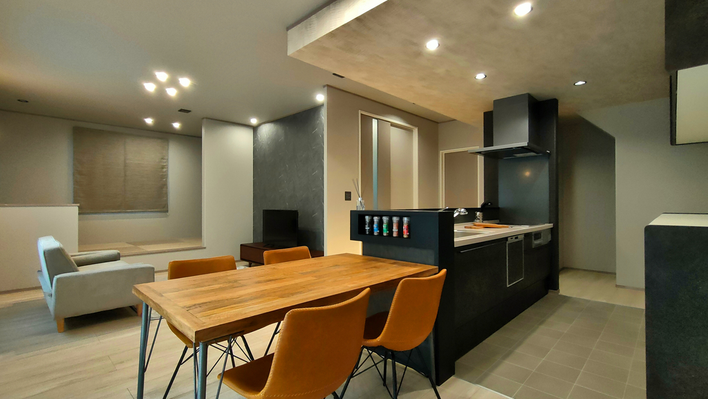 広島県東広島市の八本松飯田モデルハウスのキッチン