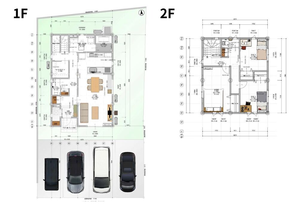 島根県出雲市大津町の建売モデルハウスの間取り図