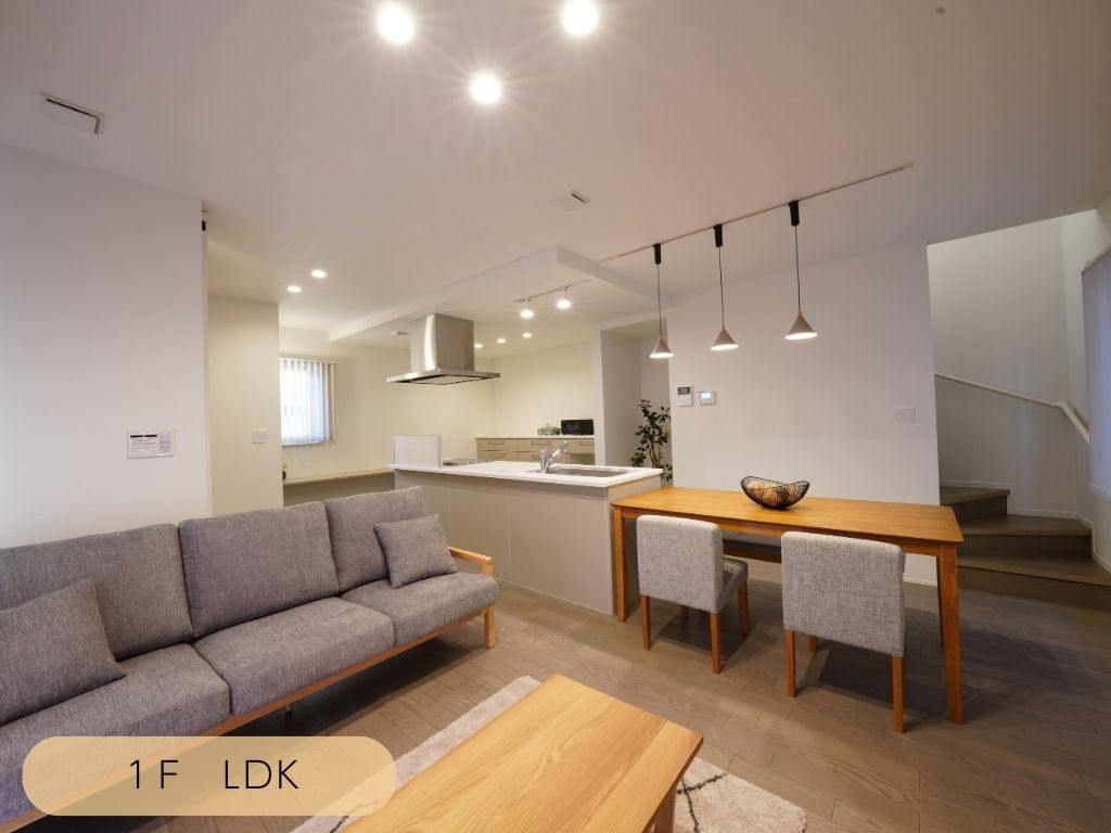 島根県松江市古志原の建売モデルハウスのキッチン