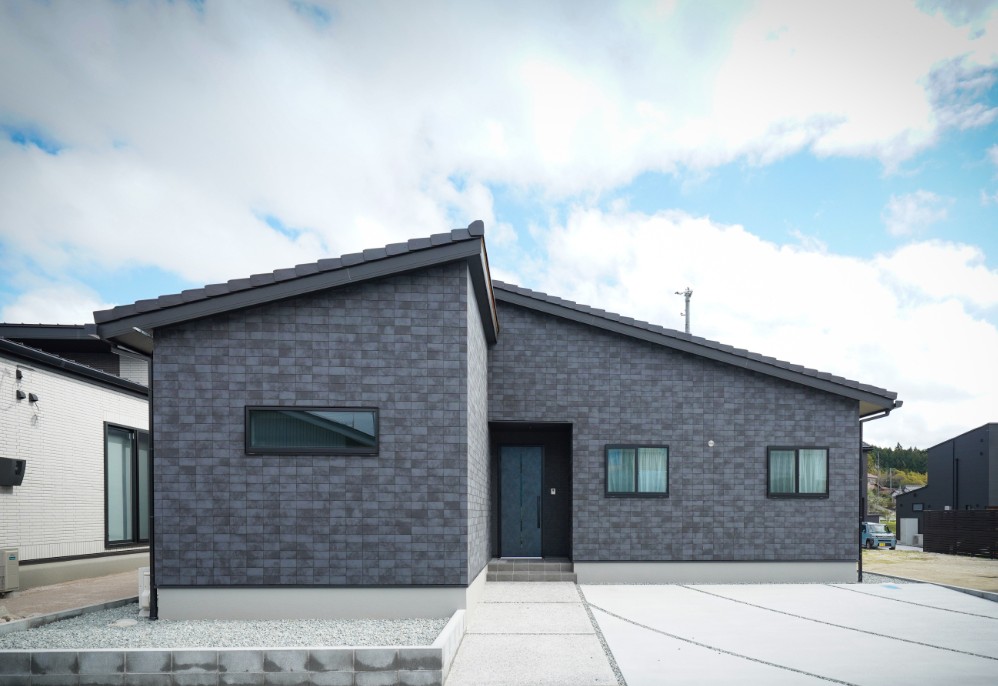 島根県松江市朝酌町で開催される完成見学会の平屋の外観