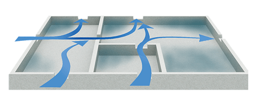 一般的な床下換気イメージ