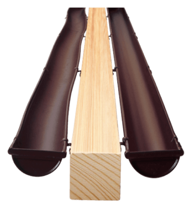 スチール芯雨樋