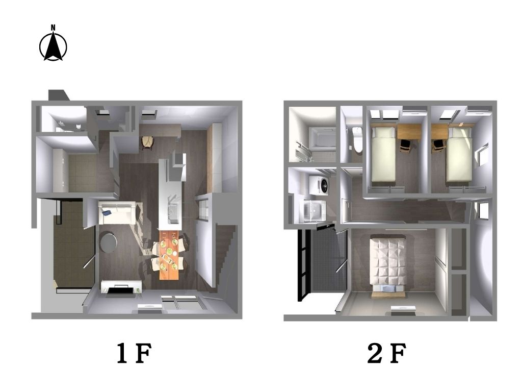 古志原3丁目建売モデル間取り