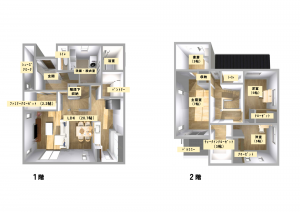 東広島市八本松町原建売_図面
